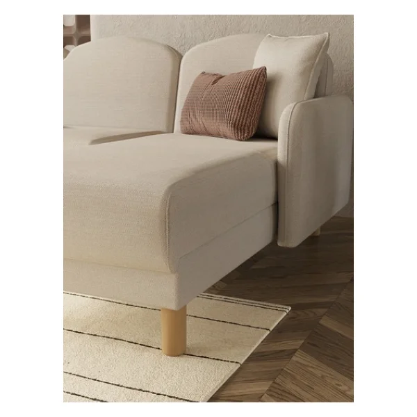 Modalife Bohem Köşe Takımı, İskandinav L Koltuk, Modern Köşe Koltuk, Uzanmalı, Yataklı Sandıklı - Görsel 6