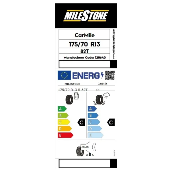 Milestone Carmile 175/70 R13 82t Yaz Lastiği - 2026 - Görsel 4