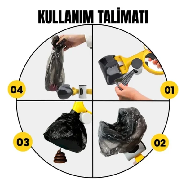 Evcil Hayvan Dışkı Toplama Aparatı - -- - Görsel 2