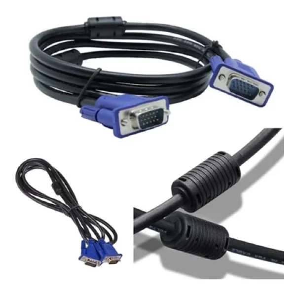 1.5 M Vga Görüntü Kablosu 1.5 Metre Monitör Kablosu Vga Kablo - Görsel 6