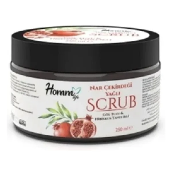 Homm Life Nar Çekirdeği Yağlı Hibiskus Tanecikli Scrub 250 Ml Peeling - Görsel 5