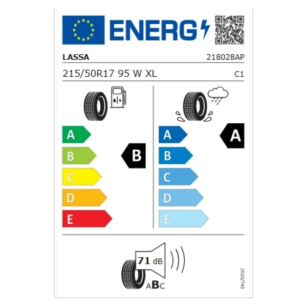 Lassa Revola 215/50 R17 95w XL Yaz Lastiği - Görsel 4