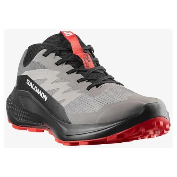 Salomon Alphaglide L48000800 Gri-Kırmızı Erkek Koşu Ayakkabısı - Görsel 4