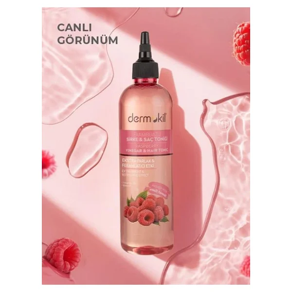 Dermokil Frambuazlı Ve Sirkeli Saç Toniği 400 Ml - Görsel 8