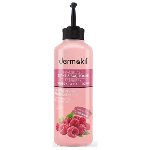 Dermokil Frambuazlı Ve Sirkeli Saç Toniği 400 Ml - Görsel 5