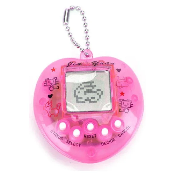 Nostaljik Kalp Sevimli Sanal Bebek Şeker Pembe - Görsel 4