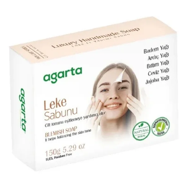 Agarta Doğal Bakım Lekeli Ciltler Sabunu 150 Gr - Görsel 3