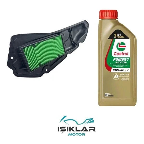 Honda Pcx 125 14-17 Castrol Yağ Ve Hava Filtre Bakım Seti Bs0033 - Görsel 3