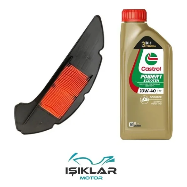 Yamaha Nmax 125-155 Castrol Yağ Ve Hava Filtre Bakım Seti Bs0023 - Görsel 3