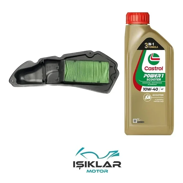 Honda Pcx 21 24 Castrol Yağ Ve Hava Filtre Bakım Seti Bs0012 - Görsel 3