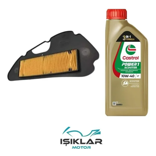 Rks Freccia 150 Castrol Yağ Ve Hava Filtre Bakım Seti Bs0024 - Görsel 3