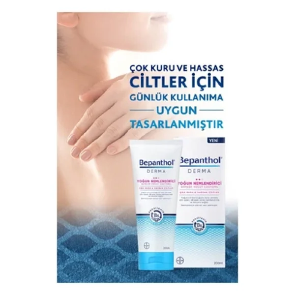 Bepanthol Derma Yoğun Nemlendirici Günlük Vücut Losyonu 200 Ml - Görsel 7