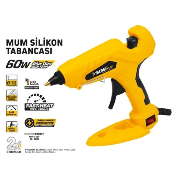 Sgs 5291 60 W Sıcak Silikon Tabancası - Görsel 4