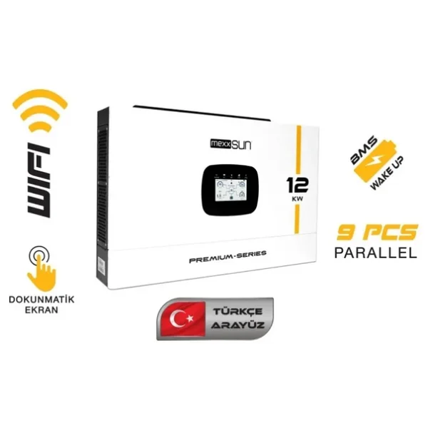Mexxsun Premium 48 V 12 Kw Mppt Tam Sinüs Akıllı İnverter - Görsel 3