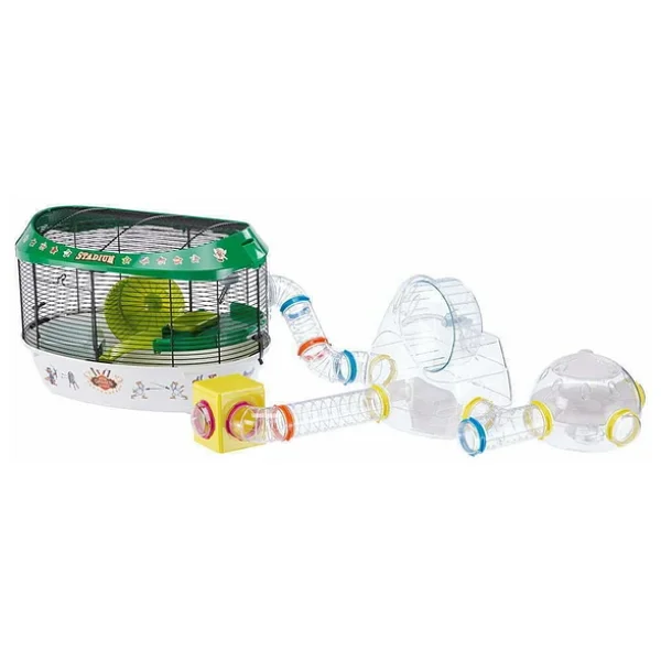 Ferplast Stadium Hamster Kafesi Siyah 49x34x33cm - Görsel 4
