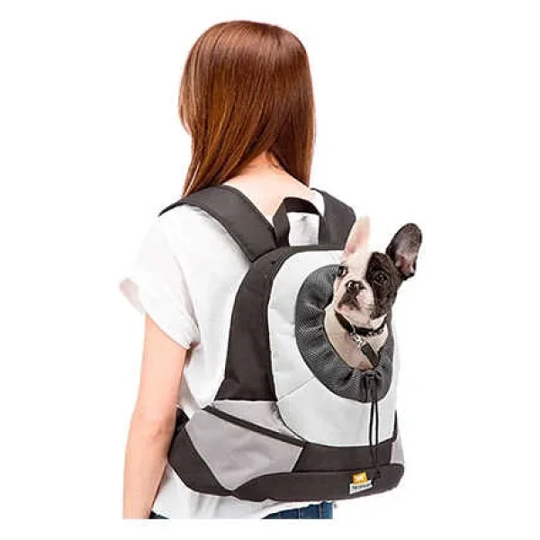 Ferplast Kangoo Küçük Irk Köpek Sırt Çantası Gri - Görsel 2