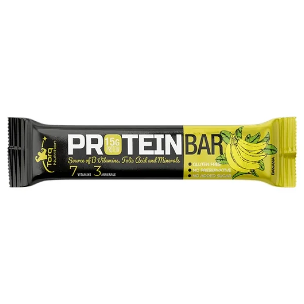 Torq Nutrition Protein Bar Muz (50 Gr X 12 Adet) - Görsel 2