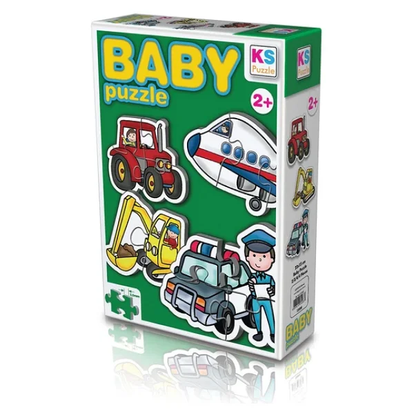 Ks Games Meslekler Ve Taşıtlar Baby Puzzle - Görsel 5