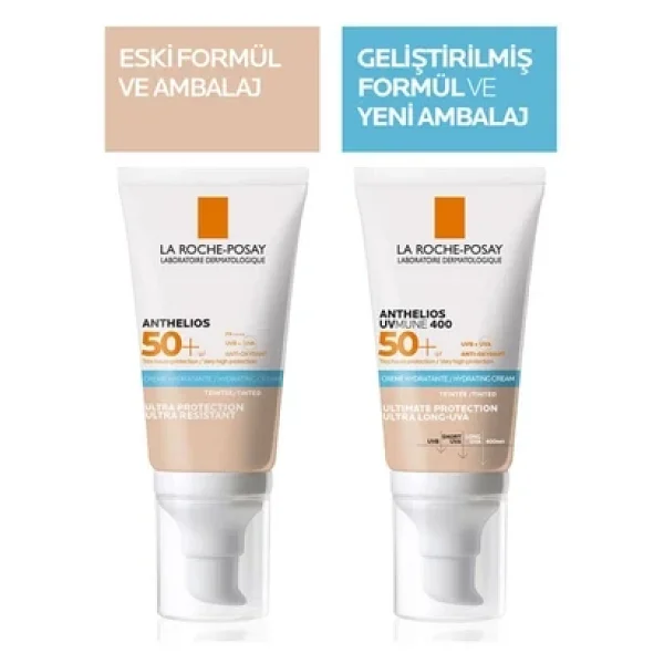 La Roche-Posay Anthelios Uvmune 400 Hydrating 50 Ml 50 Faktör Renkli Güneş Kremi - Görsel 7