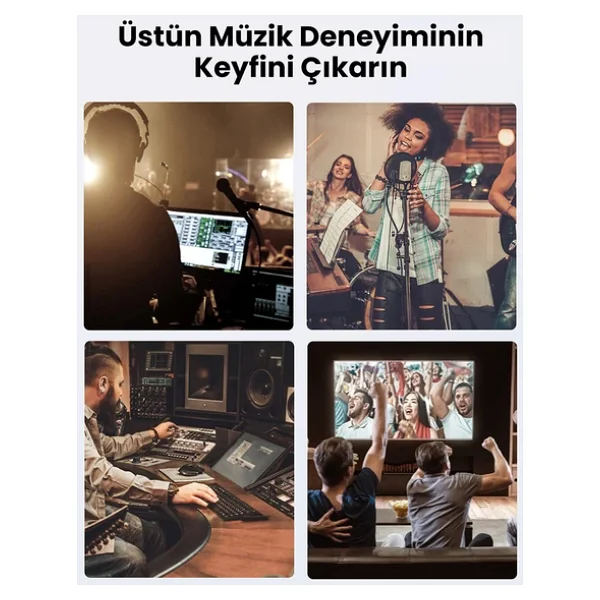 Ugreen 3.5mm Erkek - Xlr Dişi Mikrofon / Ses Kablosu 2m, 20244 - Görsel 4