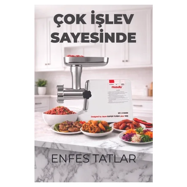Musullu Mt-1800r 1800 W Kıyma Makinesi - Görsel 3