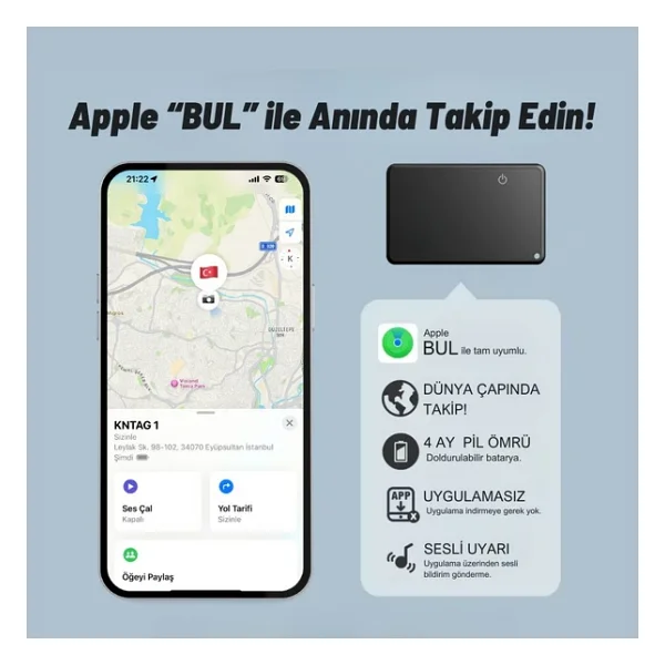 Knmaster Kntag 1C Akıllı Takip Cihazı - Görsel 7