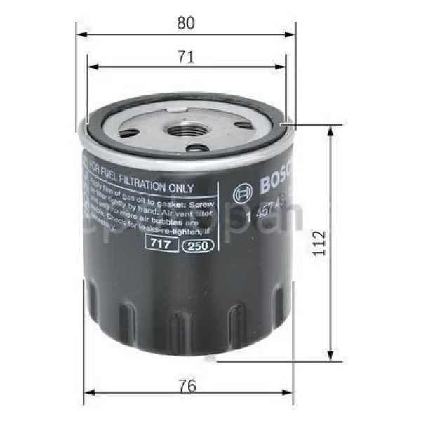 Volvo S40 1 I 1.9d (08.2000 - 01.2004) Bosch Filtre Seti Filitre - Görsel 4