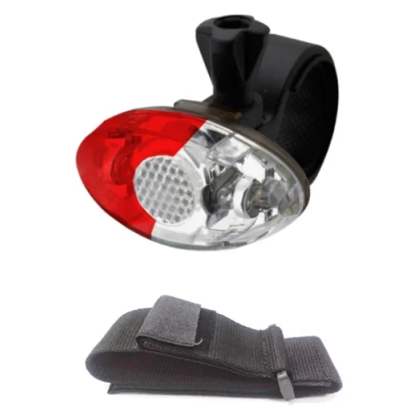 Hsgl Bisiklet Scooter Spor Ve Kask İcin Mavi Kırmızı Çakarlı Işık - Görsel 2
