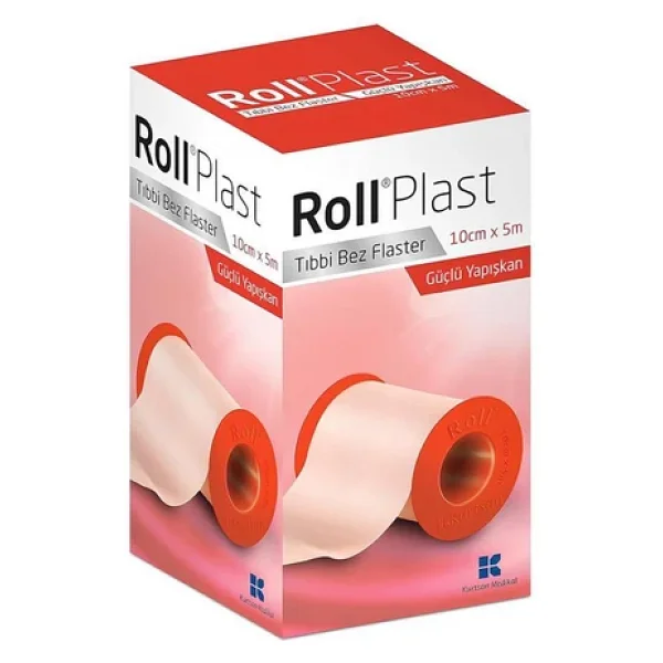 Roll Plast 10cm X 5m Bez Flaster - Görsel 3