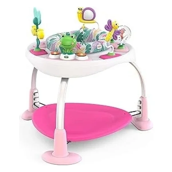 Bright Starts Bounce Bounce Baby 2'si 1 Arada Aktivite Zıplatıcı Ve Masa - Oynak Avuç Içi - Görsel 3