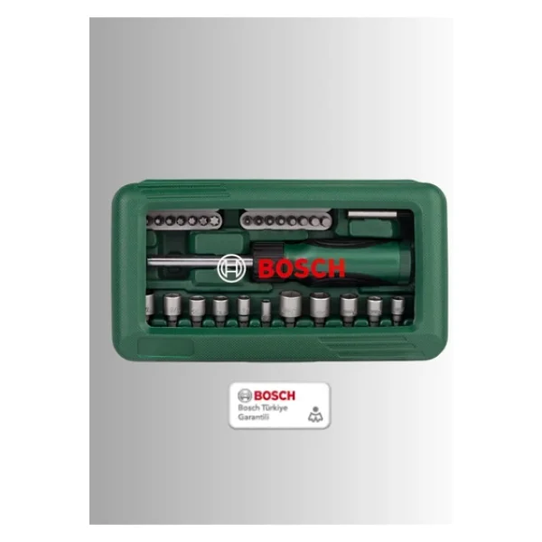 Bosch 46 Parça Cırcır Tornavidalı Vidalama Ve Lokma Uçlu Aksesuar Seti - Görsel 6