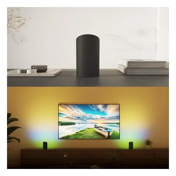 Philips Hue Play Flare 8720169385931 İkili Paket Beyaz Akıllı Masa Lambası - Görsel 8