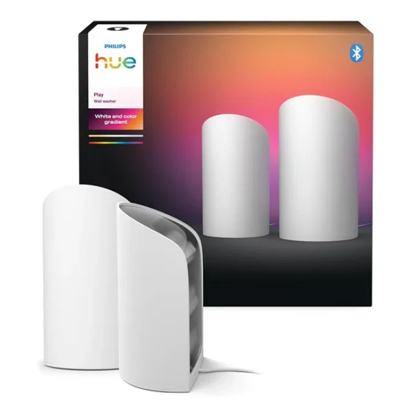 Philips Hue Play Flare 8720169385931 İkili Paket Beyaz Akıllı Masa Lambası - Görsel 4