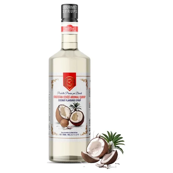 Nish Hindistan Cevizi Aromalı İçecek Şurubu 700 Ml - Görsel 3