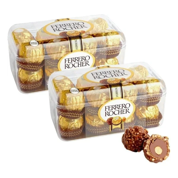 Ferrero Rocher T16 Fındıklı Çikolata 200 Gr 2'li - Görsel 3