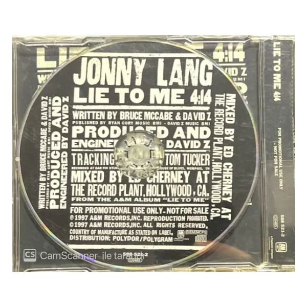 Johnny Lang - Lie To Me Maxi Single CD - Görsel 4