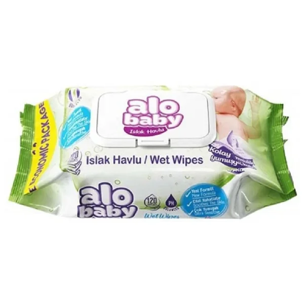 Alobaby 120 Yaprak Islak Mendil - Görsel 2