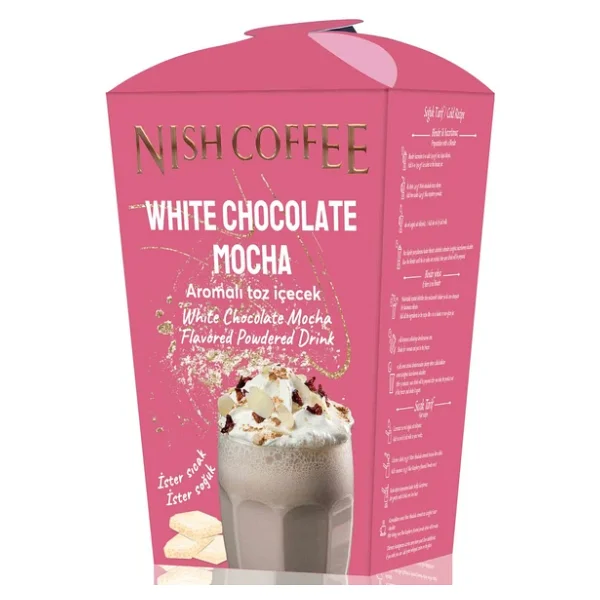 Nish White Chocolate Mocha Aromalı Milkshake Toz İçecek 250 Gr - Görsel 2