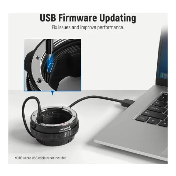 Neewer Ef-Eosr Canon Ef - Rf Af Lens Adaptörü - Görsel 7