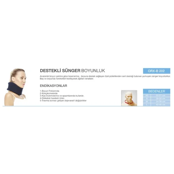Orlex Orx-B202 Destekli Sünger Boyunluk - Görsel 2