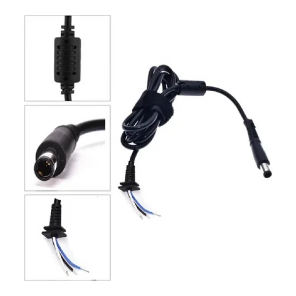Koodmax - Hp Dell Uyumlu İğne Uç 7.4 5.0mm Adaptör Şarj Aleti Tamir Kablosu - 7.4x5.0mm Dc Kablo - Görsel 2