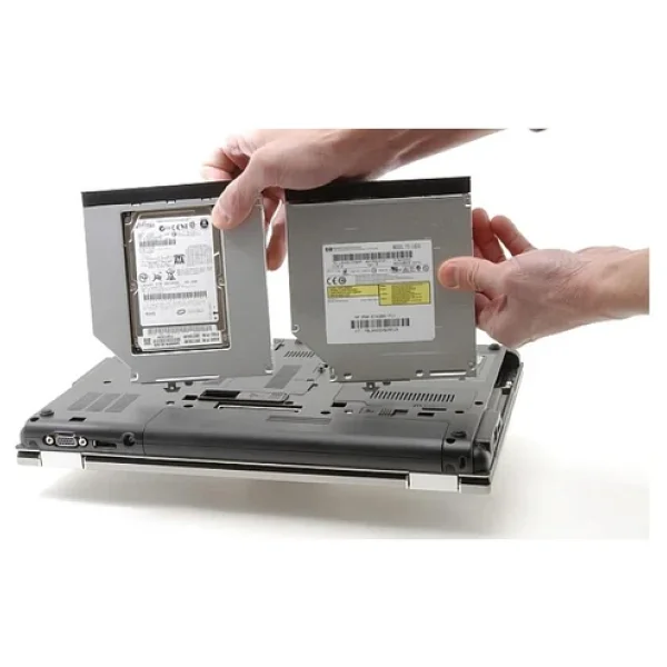 9.5mm Sata HDD Caddy SSD 9.5 Kızak Harddisk Kutusu Cdrom Yerine - Görsel 5