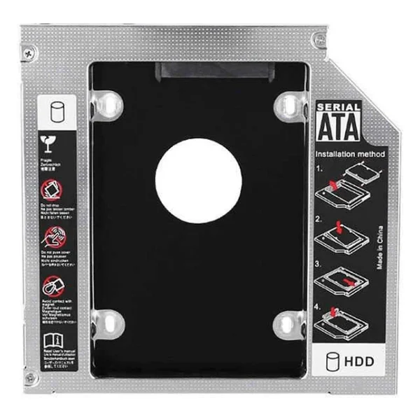 HDD Caddy 9.5mm 2.5" Sata 2nd HDD Caddy - Görsel 3