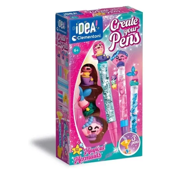 Clementoni Idea Denizkızları Kalem Tasarım Seti 18131 - Görsel 3