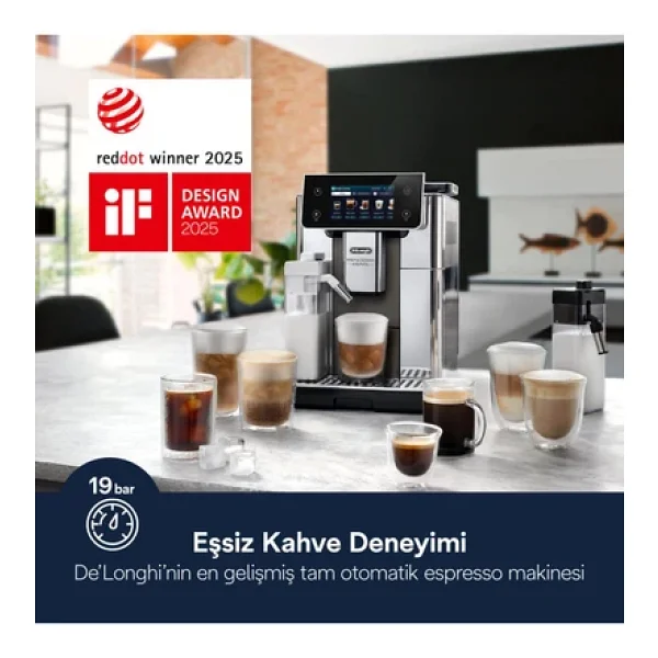 Delonghi Primadonna Aromatic Ecam630.75.Tm Tam Otomatik Espresso Makinesi - Görsel 9