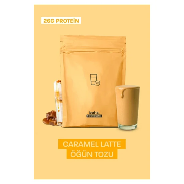 Bahs 600 Gr Karamel Latte Aromalı Öğün Tozu - Görsel 6