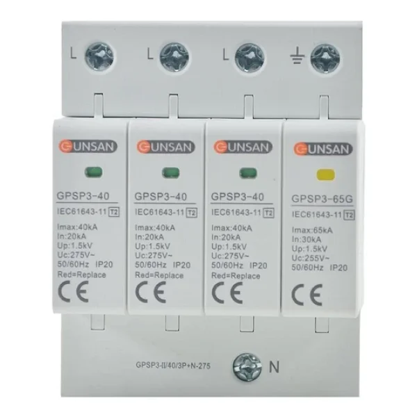 Günsan Valta Parafudr 4 Kutup 3p+N 275 V - Görsel 3
