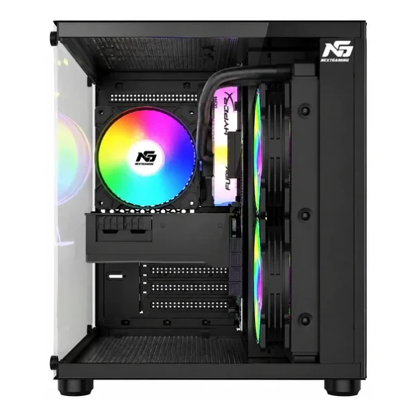 Next Gaming Orion Cube 3X RGB Fanlı Siyah Micro ATX Oyuncu Kasası - Görsel 5