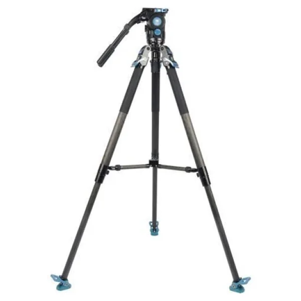 Sirui Svt75 Pro Rapid Karbon Fiber Video Tripod Kiti (Svh15 Kafa İle) - Görsel 4