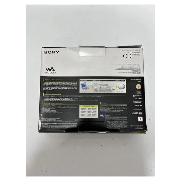 Sony Walkman D-Ne720 Mp3 Discman CD Player - Görsel 10